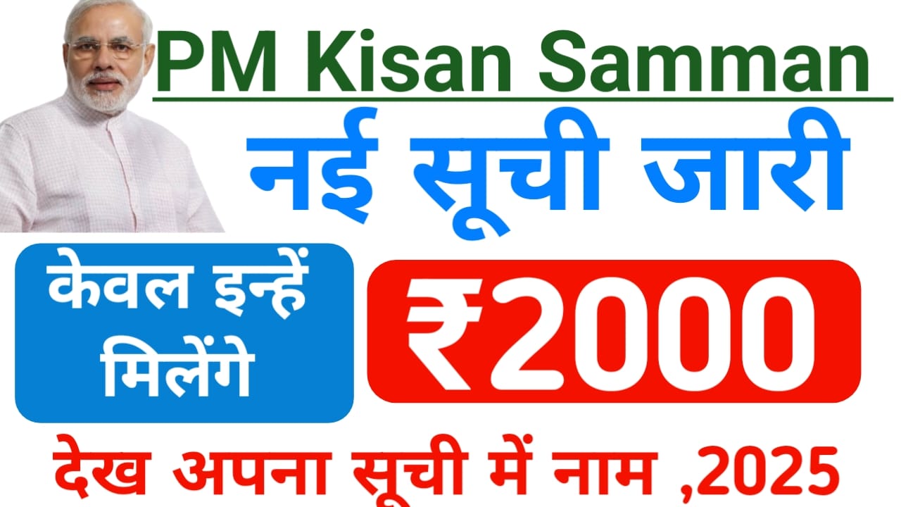 Pm Kisan Beneficial List 2025:प्रधानमंत्री किसान सम्मन निधि योजना का 20वीं किस्त इन सभी किसानों को नहीं आएगा लिस्ट चेक करें, Best 🔥