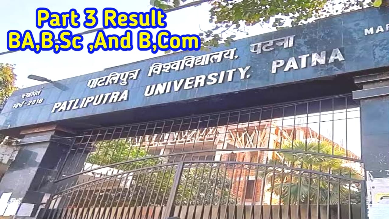 PPU Part 3 Result 2025:पाटलिपुत्र यूनिवर्सिटी पार्ट 3rd रिजल्ट चेक करें ऐसे चुटकियों में 2025,Best