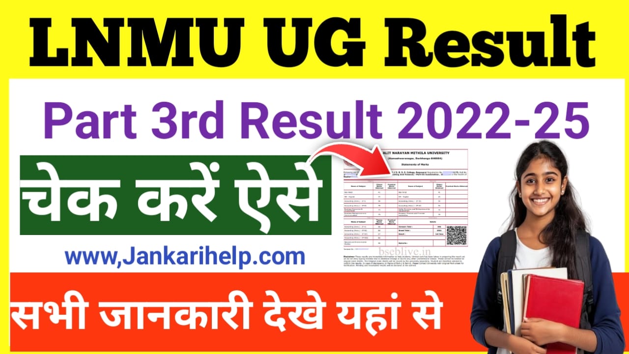 LNMU Part 3 result 2022-25