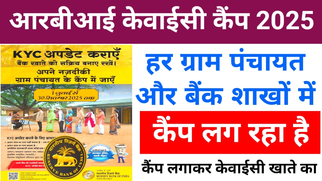 RBI KYC CAMP 2025