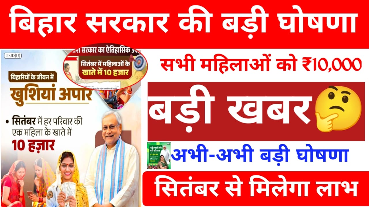 Bihar Mahila Rojgar Yojana 2025