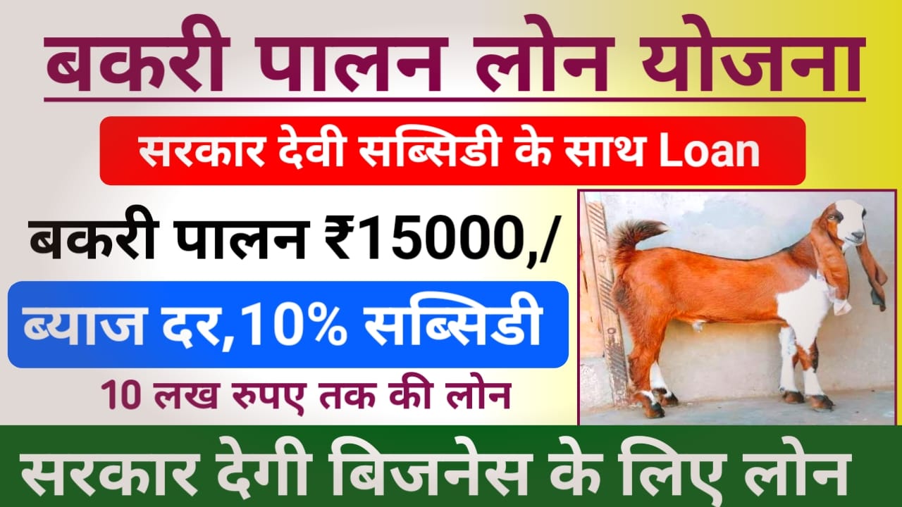 Bakri Palan Business Loan Yojana 2025