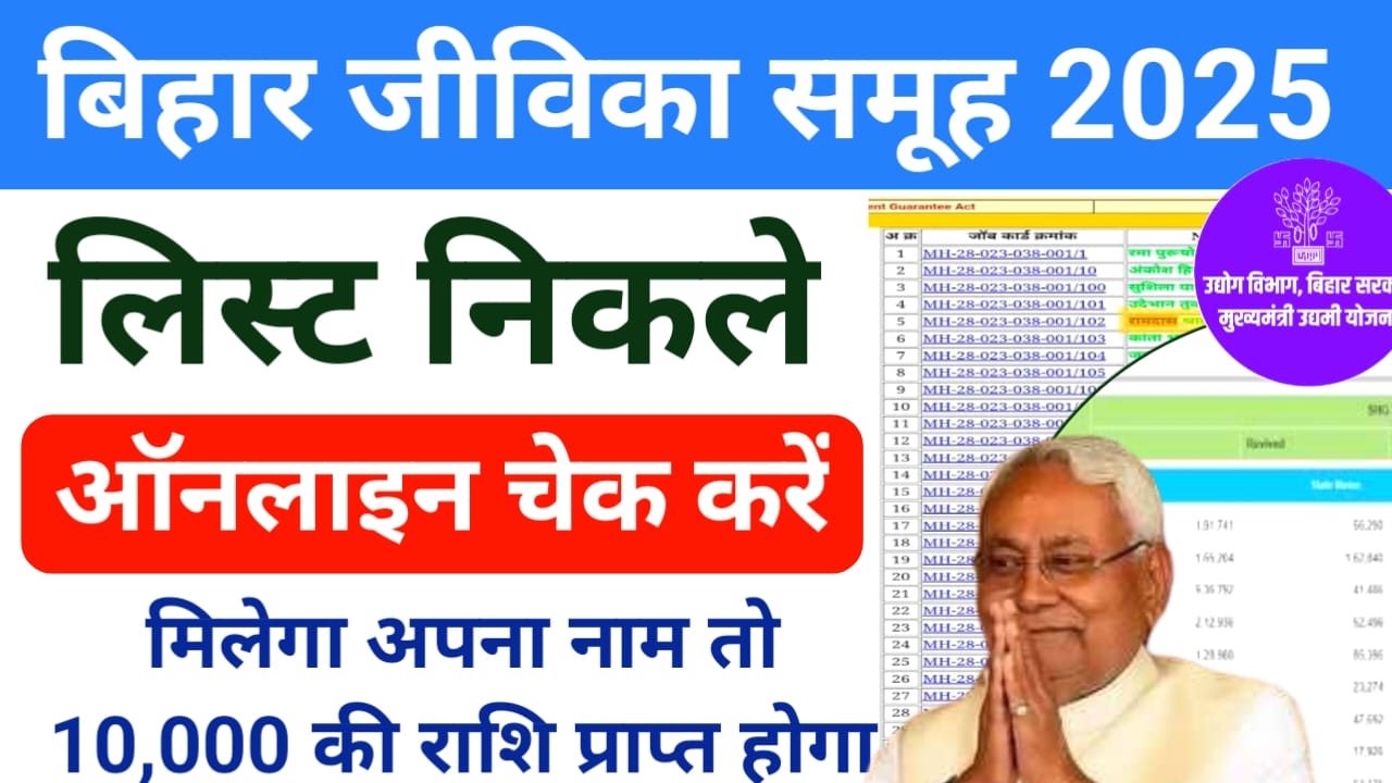 Bihar Jeevika Member List Check Online:Bihar jivika member list kaise dekhen जीविका समूह लिस्ट में कैसे चेक करें अपना नाम ऑनलाइन घर बैठे,Best List