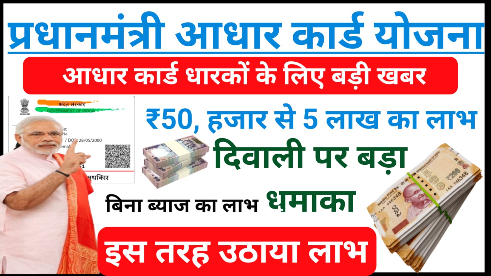 PM Aadhar Card Loan Yojana 2025