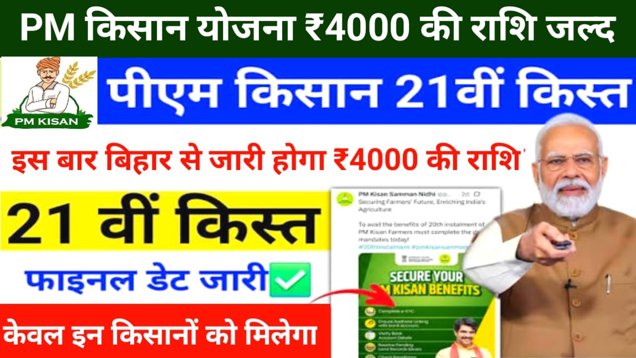 PM Kisan 21st Installment Date