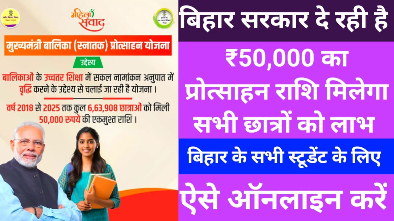 Bihar Civil Seva Protsahan Rashi Scheme 2025:बिहार सरकार के तरफ से मिल रहा है ₹50,000 का प्रोत्साहन राशि ऐसे करें ऑनलाइन आवेदन,Best 📢