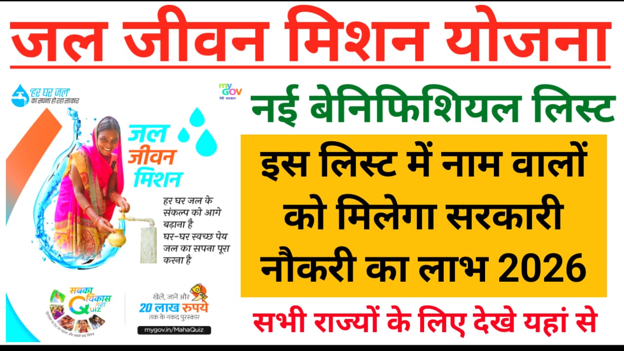 Jal Jeevan Mission Yojana List 2026