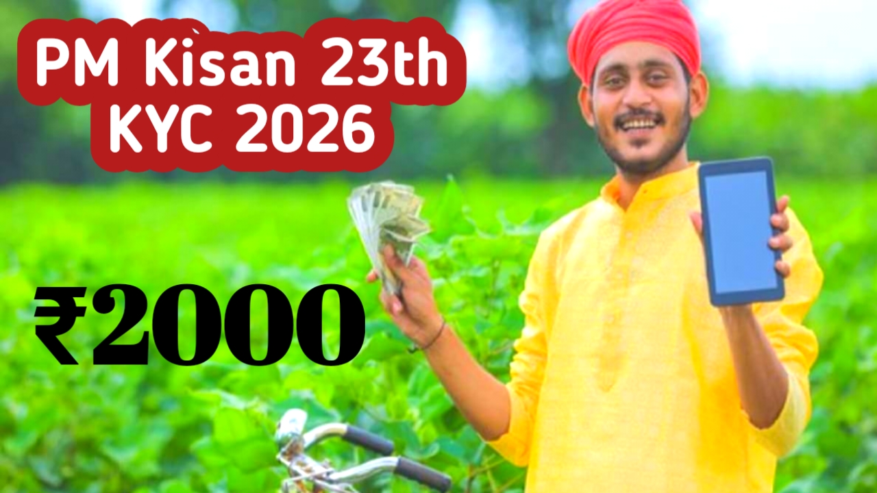PM Kisan 23rd Installment Date 2026:सभी किसान भाइयों के लिए आ गई बड़ी खबर सावधान 30 जून तक केवाईसी नहीं करने पर सम्मान निधि योजना की तैसी किस्त का पैसा रुक जाएगा,Best 📢