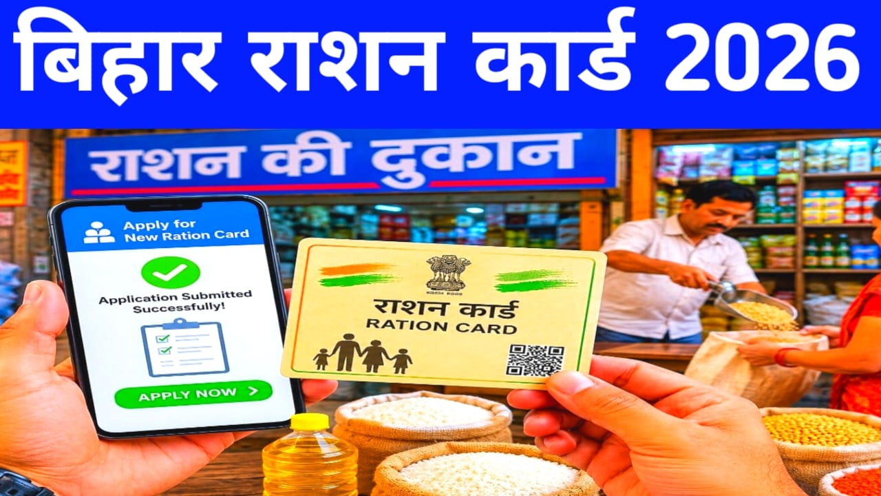 Patna New Ration Card 2026:अभी-अभी आई बिहार में नए राशन कार्ड राशन कार्ड का इंतजार खत्म, 1.03 लाख आवेदन ऑनलाइन आवेदन की प्रक्रिया शुरू हुई है आज