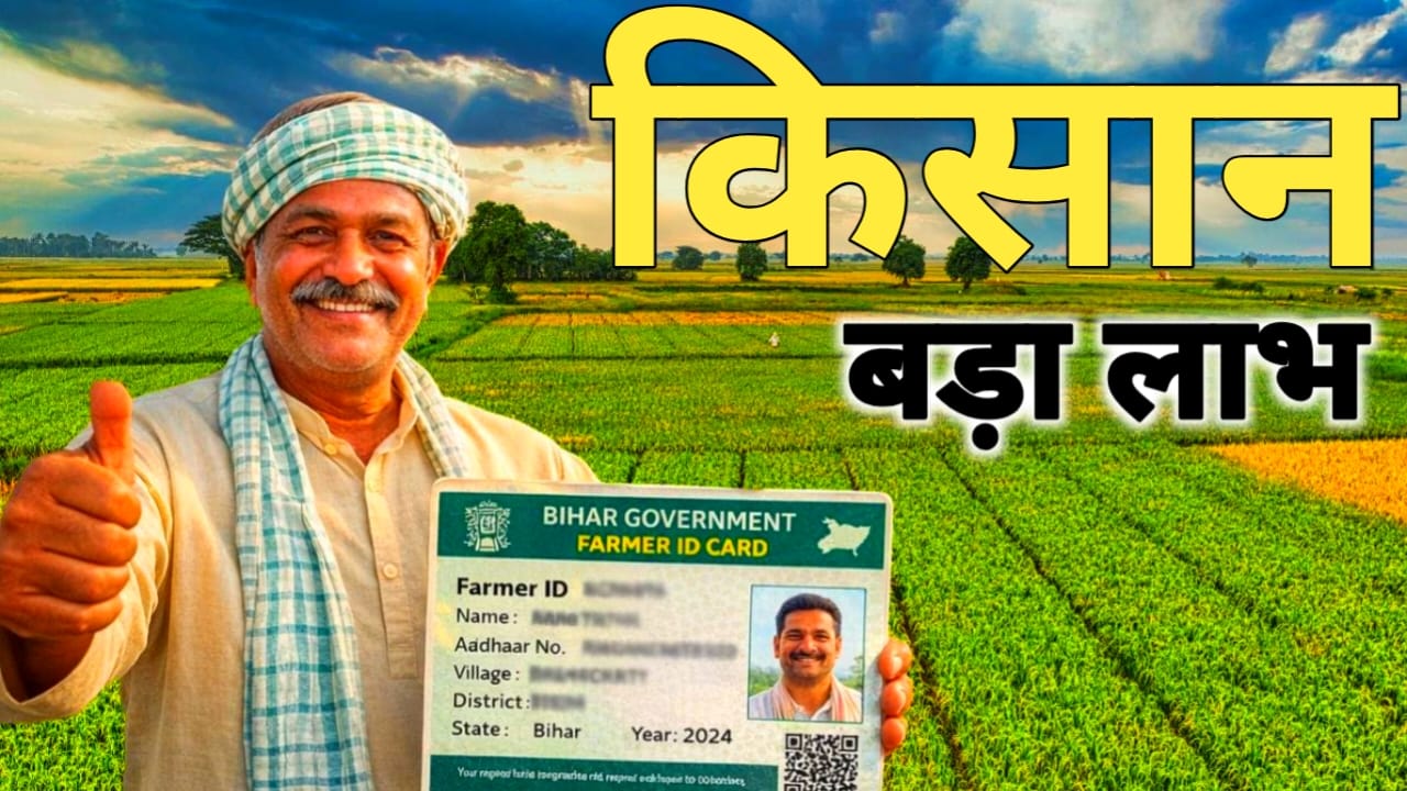 Farmer ID registration Online Apply 2026:बिहार के किस 5 मिनट में बनाएंगे फार्मर आईडी कार्ड इस लिंक से जाने फॉर्म आईडी कार्ड से क्या लाभ है।।