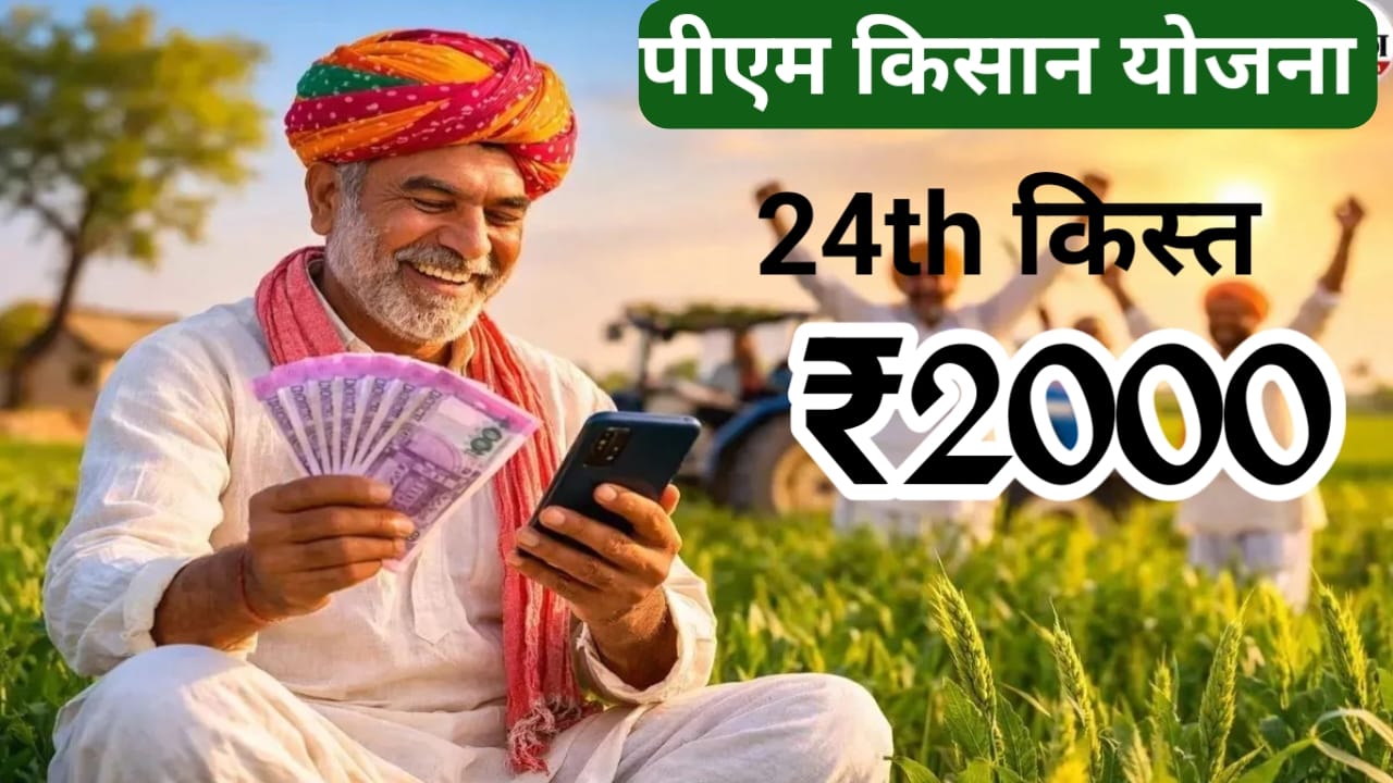 PM Kisan 24th Installment Kab Aayegi 2000:प्रधानमंत्री किसान सम्मन निधि योजना की 24वीं किस्त की तारीख की जारी हुआ इस दिन जारी होगा ₹2000 की राशि सभी किसानों का,पैसा,$💐