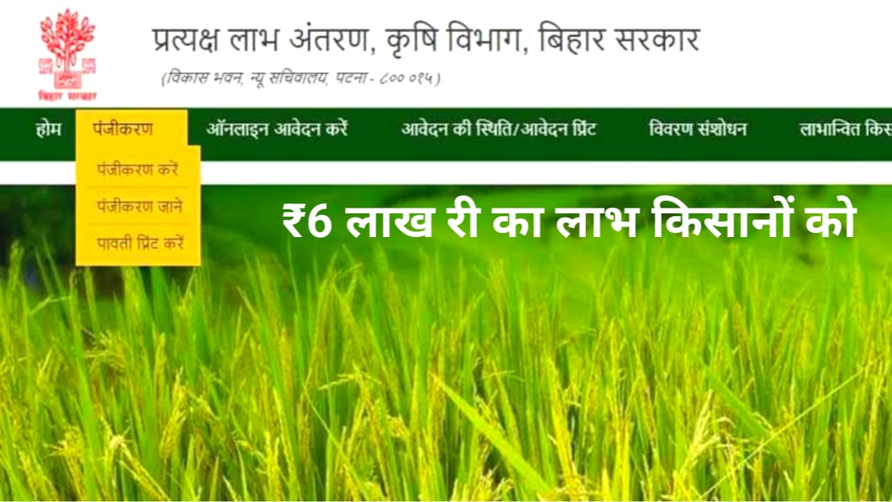 Bihar Krishi Yantrikaran Yojana Form 2026-27:बिहार कृषि इनपुट अनुदान योजना से ₹6 लाख तक का ट्रेन 6% में 60 %अनुदान का लाभ,